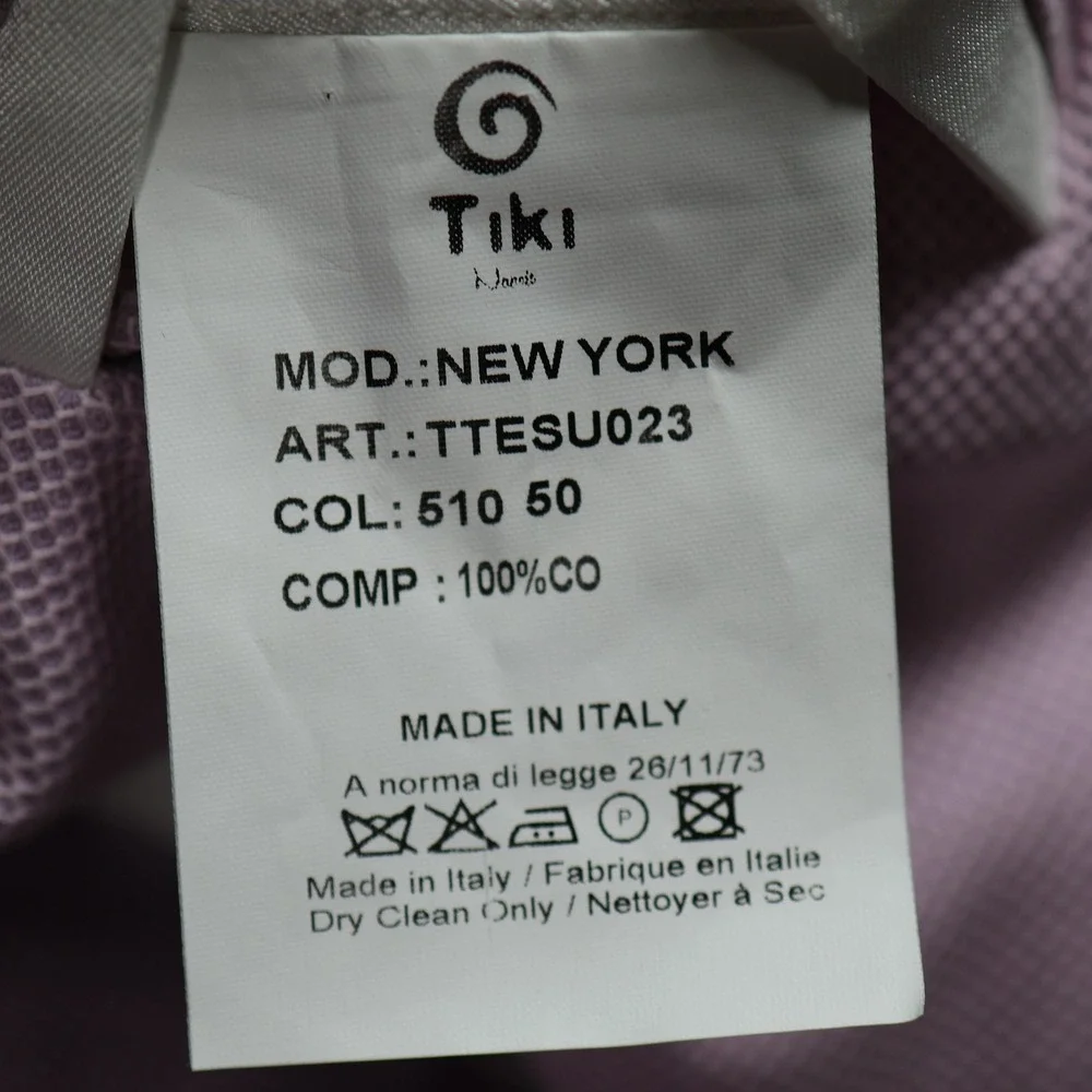 Tiki Napoli Sport Coat Mens US 40 IT 50 Purple Fuschia New York Tweed Two Button